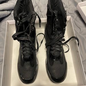 Black Fashion Nova Boots